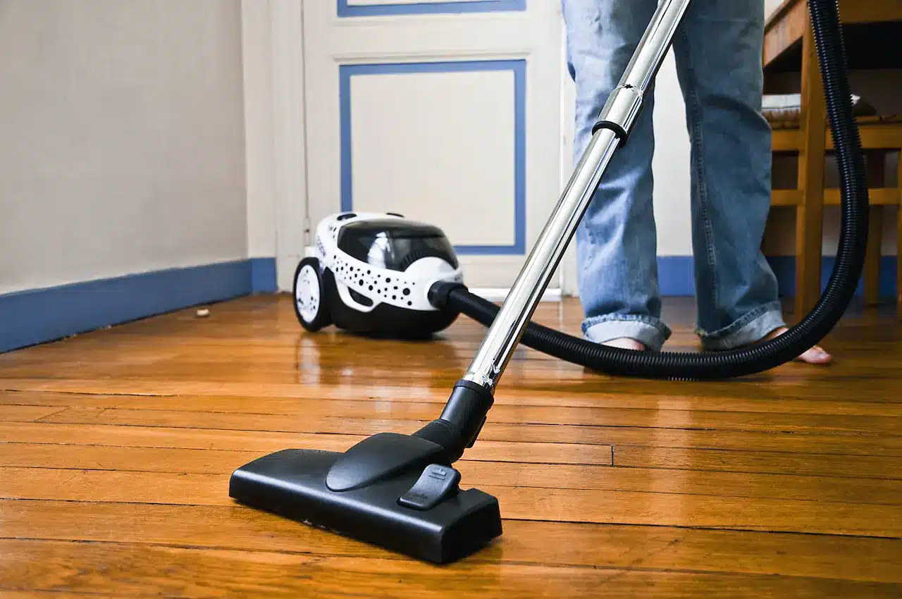 Cleaning the House Using a Vacuum