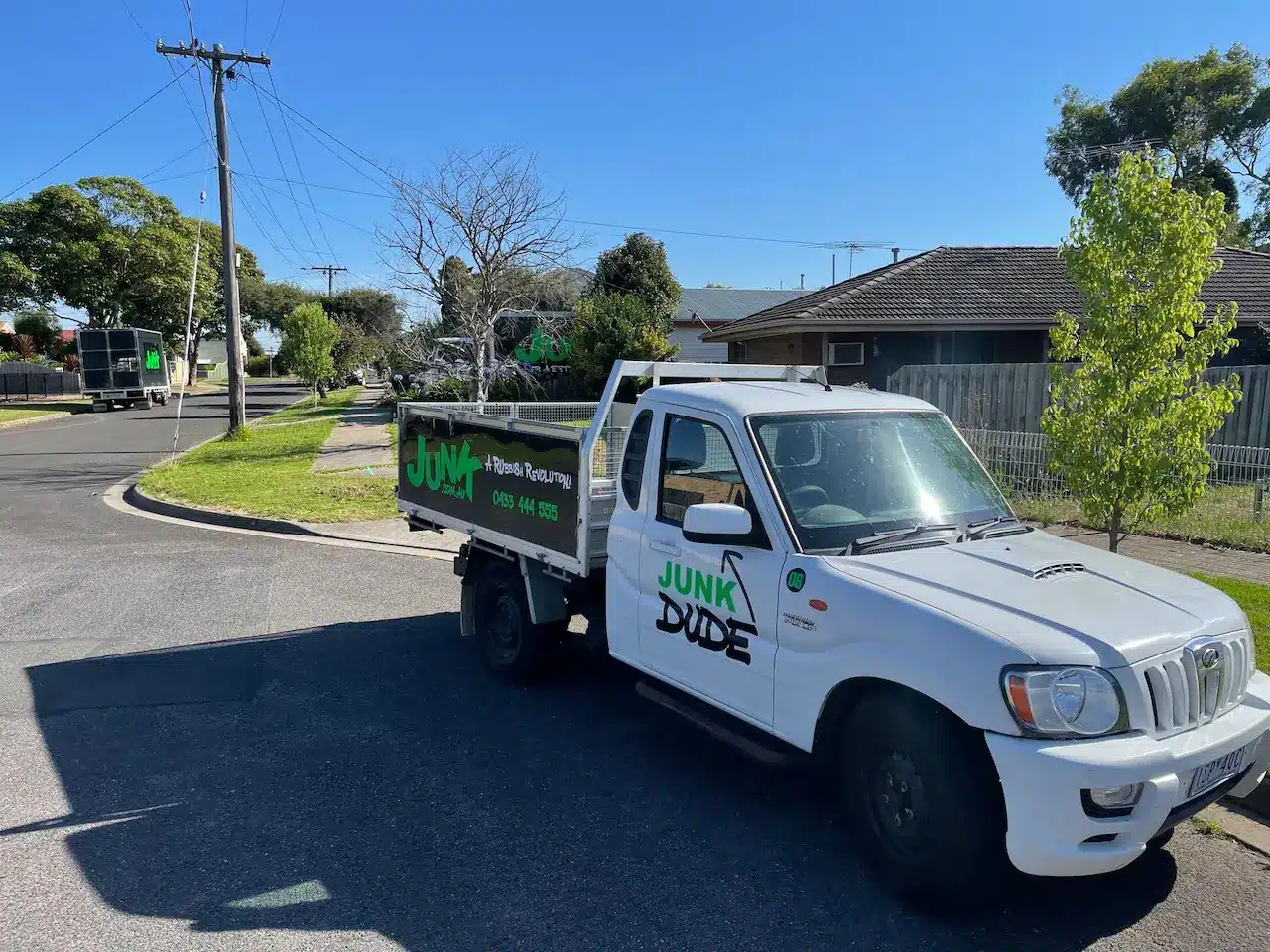 White Pick-up Truck Torquay Rubbish Removal
