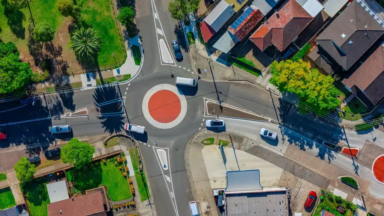 Aerial Drone Panorama View of Canterbury