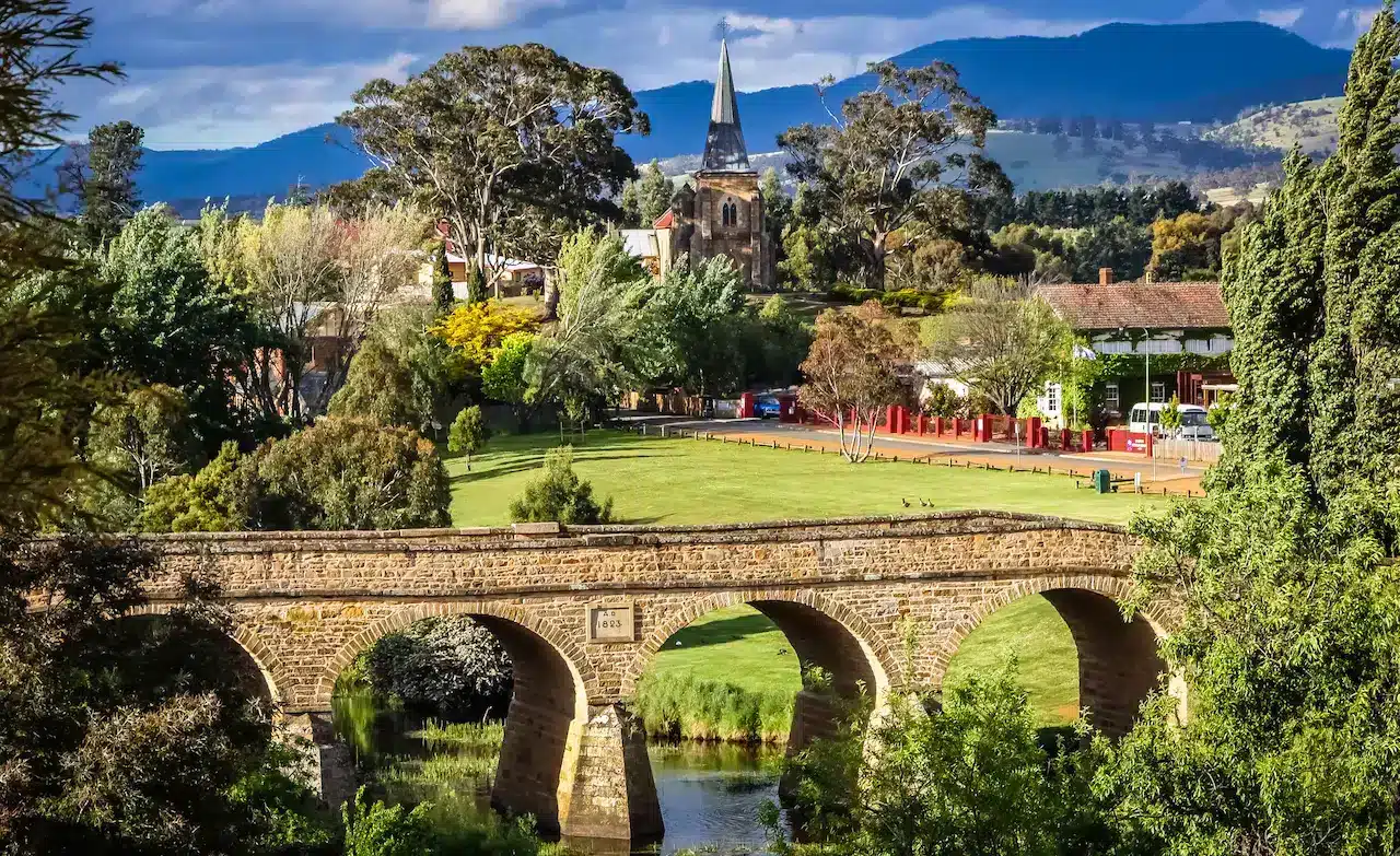Historic Bridge of Richmond in Tasmania