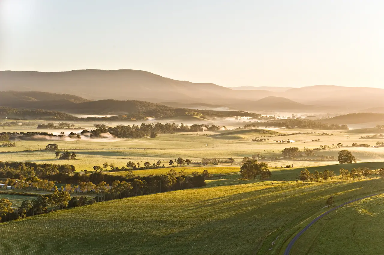 Mickleham Australia on a Clear Spring Morning