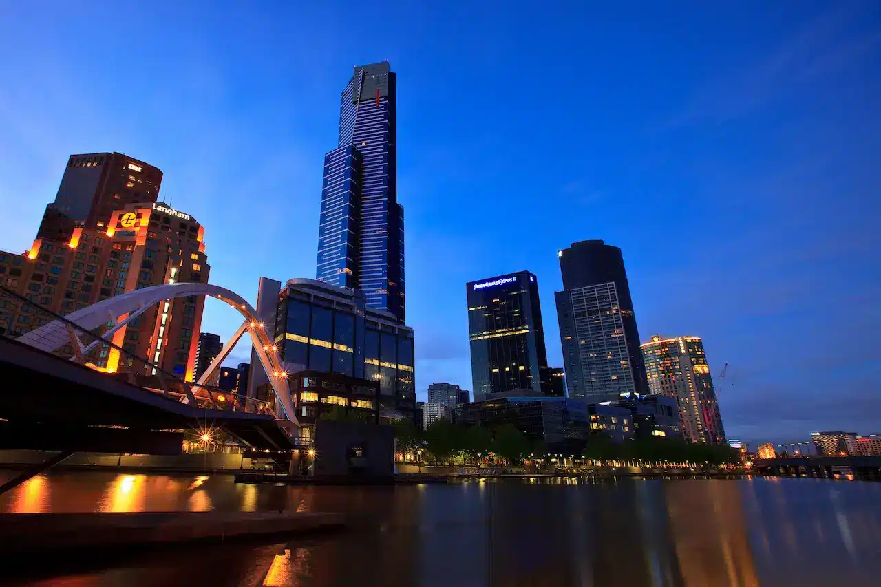 Skyline of the City of South Yarra Melbourne
