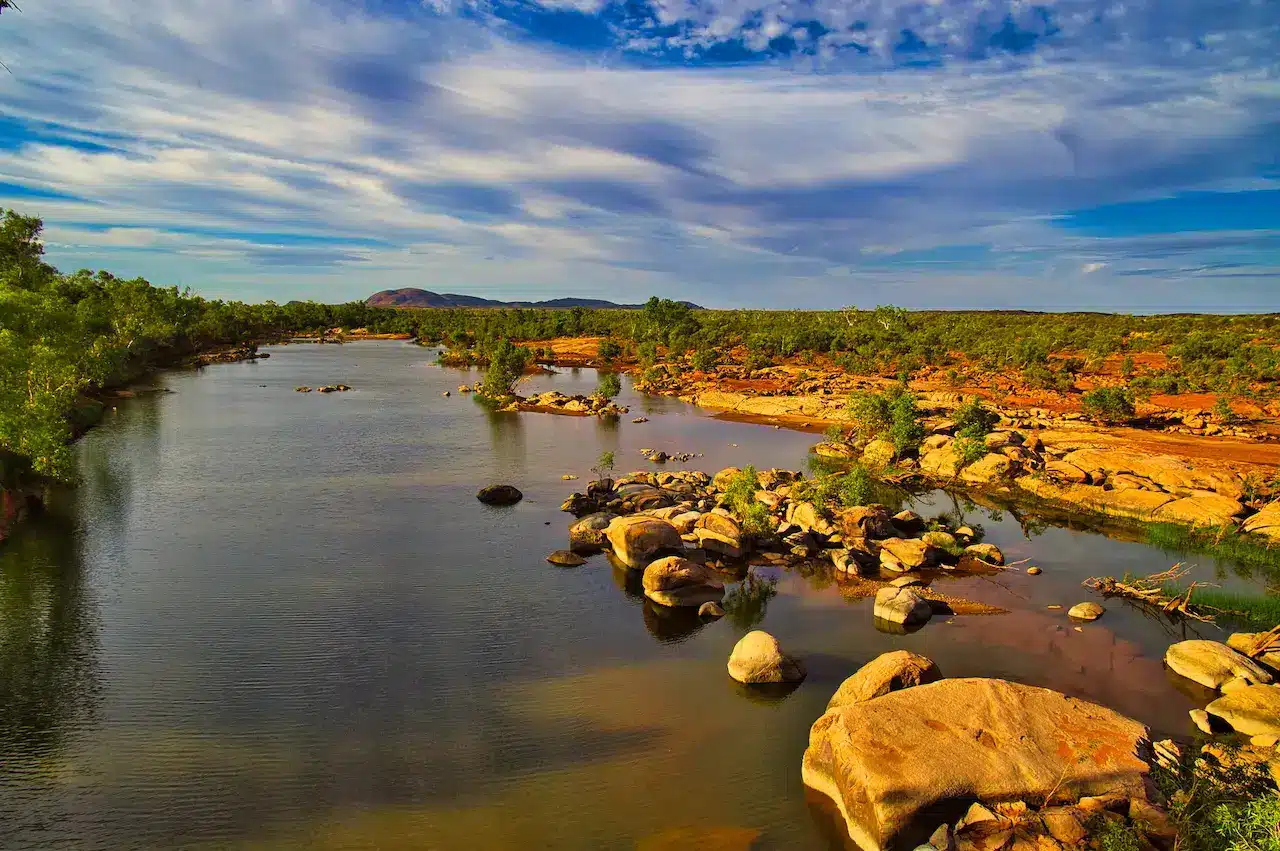 The Ashburton River at Nanutarra