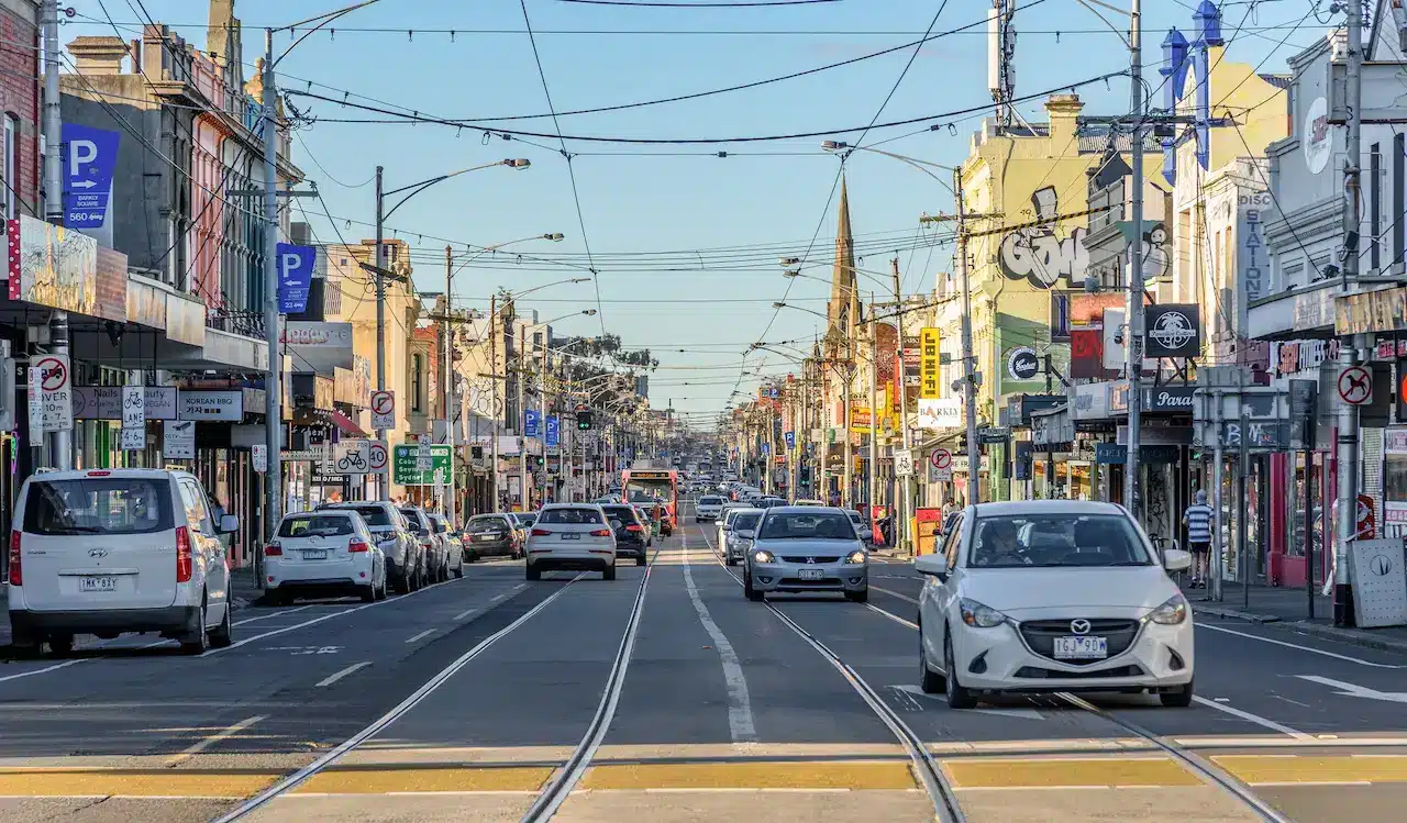 View of Road in Coburg North Australia