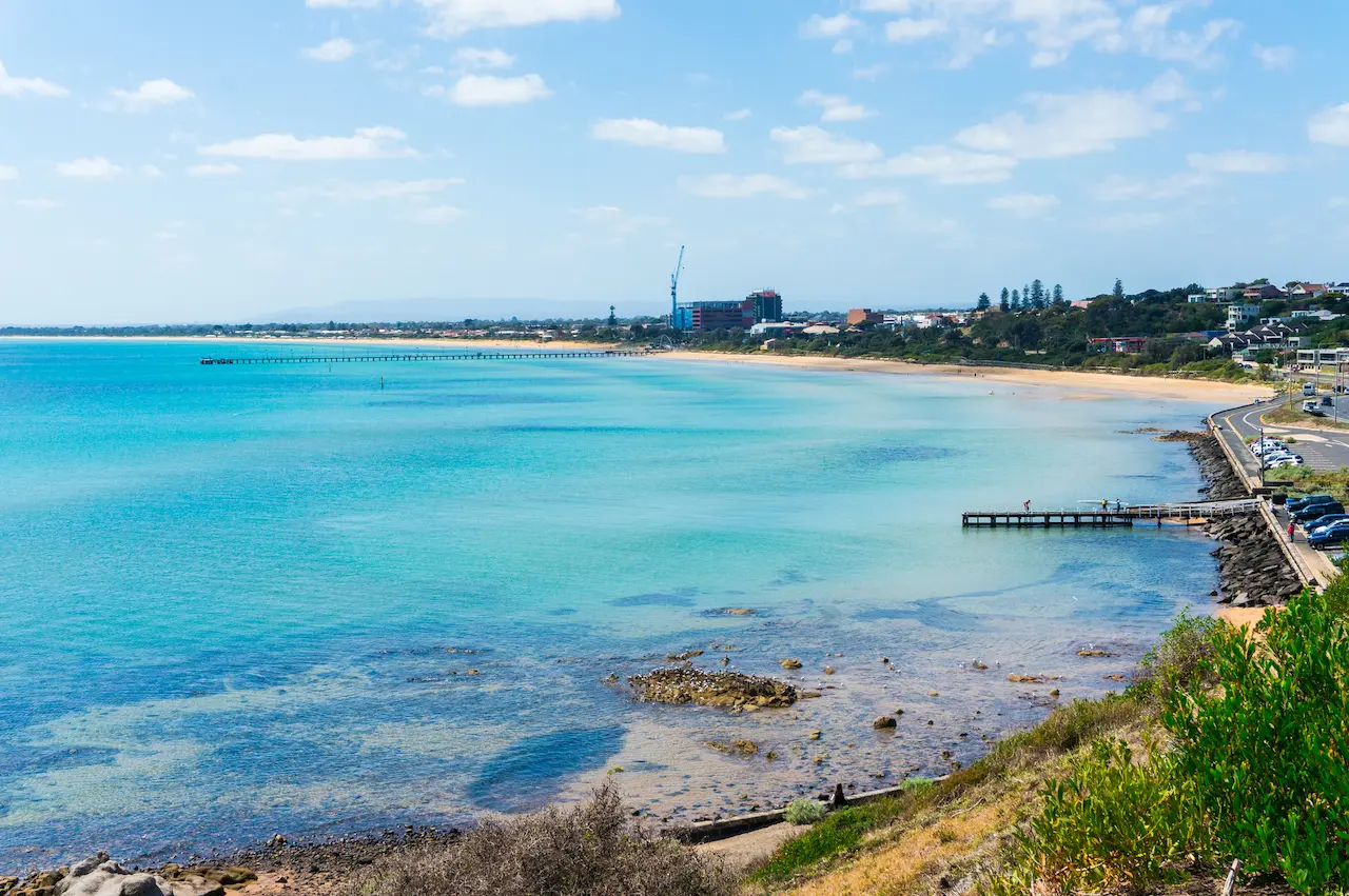 Aerial View of Ocean in Frankston