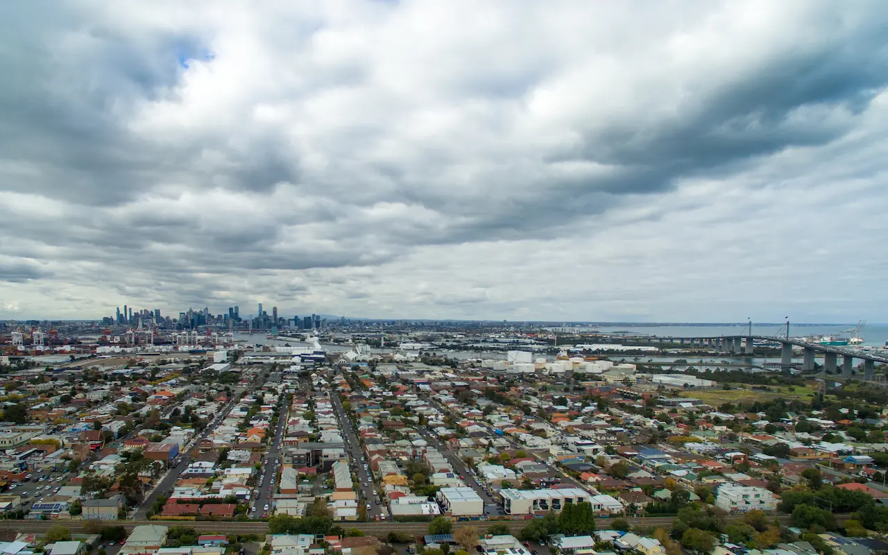 Aerial View of Yarraville