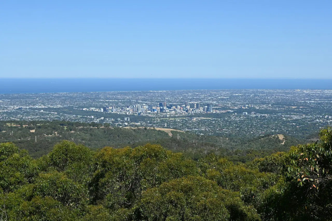 A View of Adelaide From Mount Lofty Summit