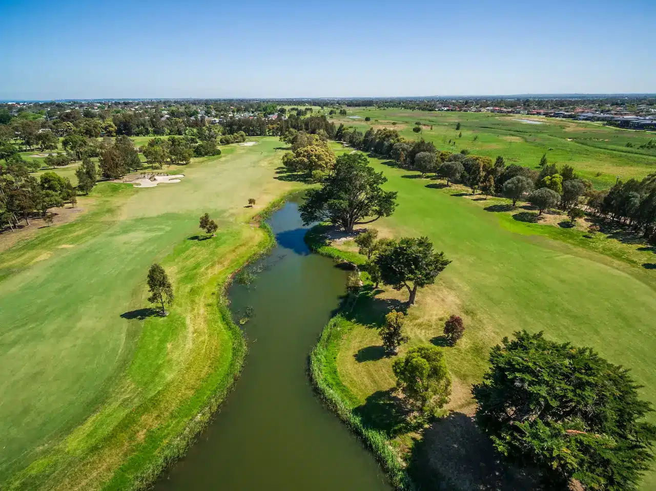 Aerial View of Patterson Lakes Golf Club
