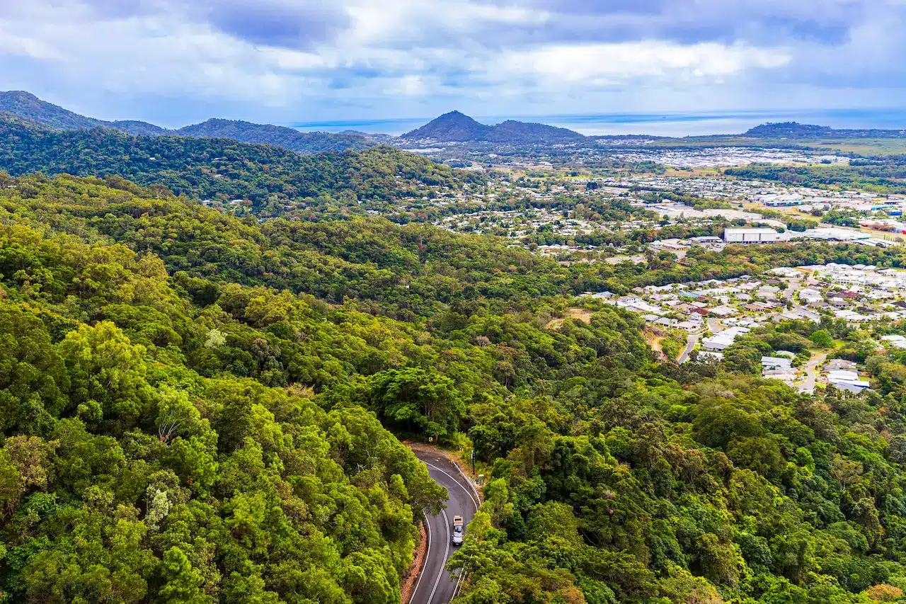 Aerial View of Kuranda Scenic Railway