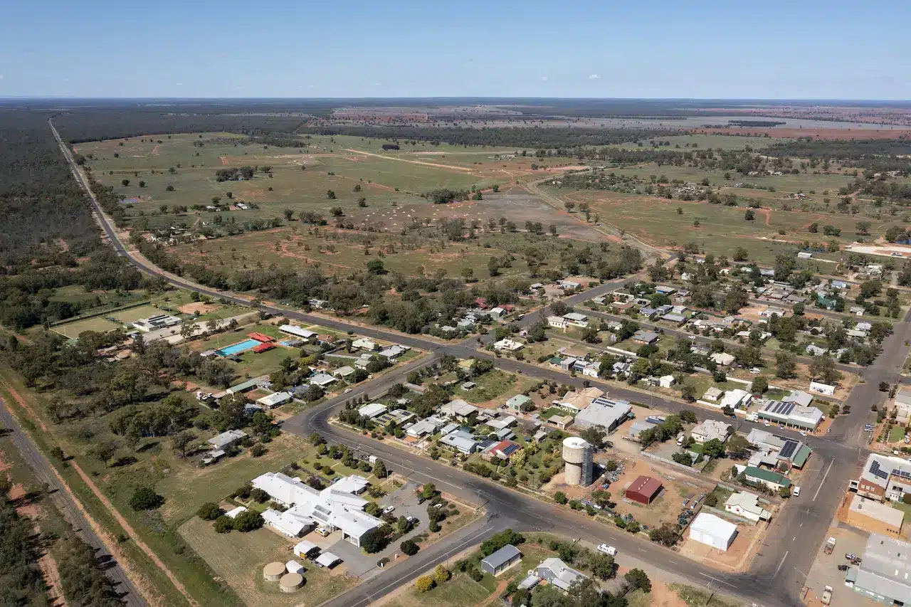 Aerial View of the Town of Tottenham