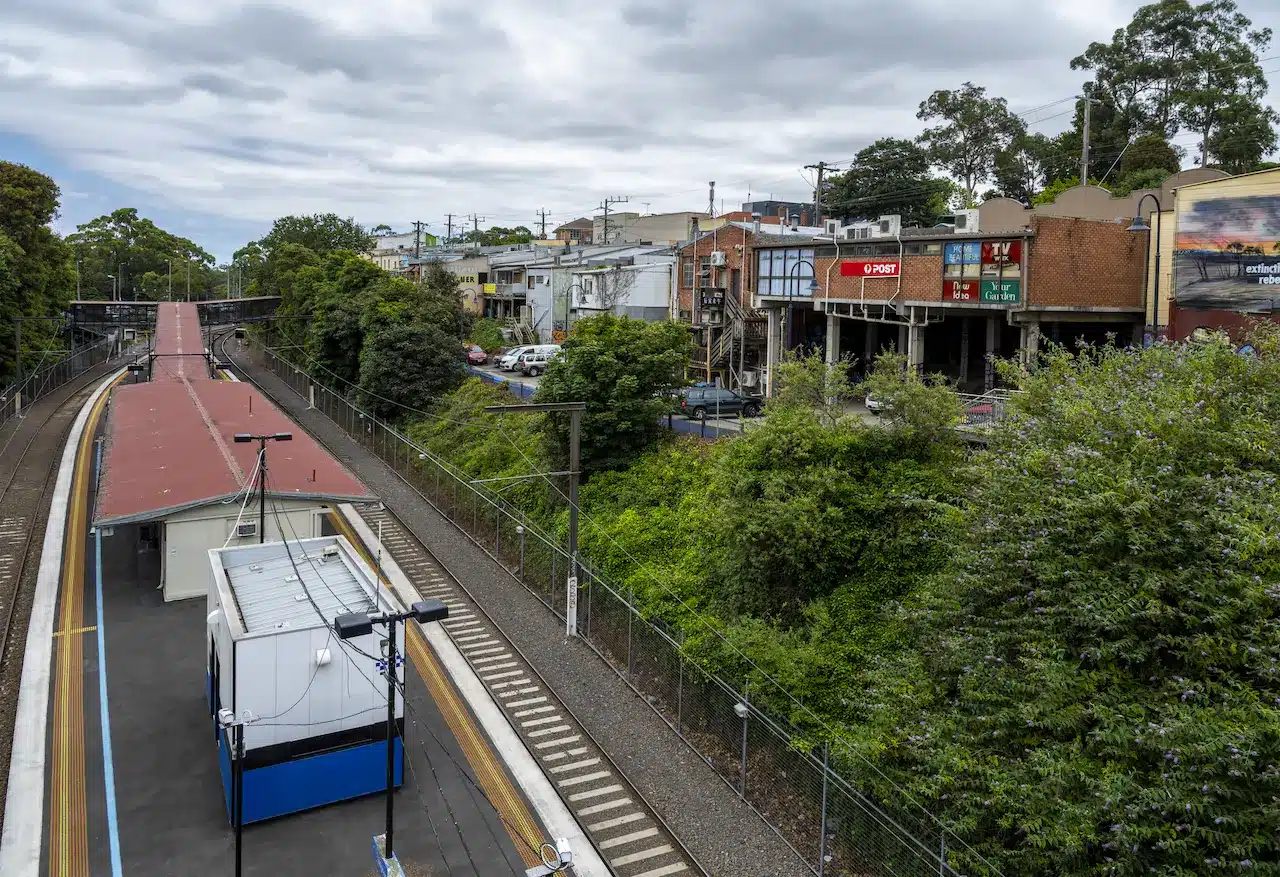 Belgrave Heights in Railway Station in Melbourne