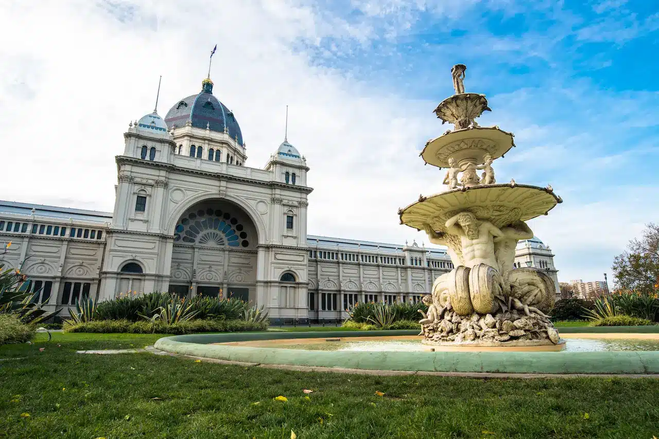 Royal Exhibition Building in Carlton Garden