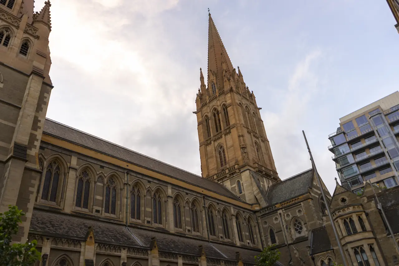 St. Paul s Cathedral in Downtown Melbourne, Australia
